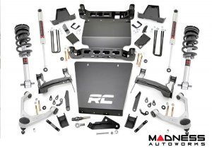 Chevrolet Silverado 1500 4WD Suspension Lift Kit w/ Forged Upper Control Arms - 7" Lift - M1 Struts Front/ M1 Shocks Rear